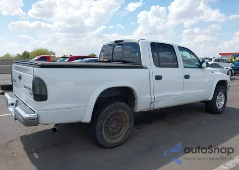 2004 Dodge Dakota Slt from USA, damaged, VIN 1D7HG48N04S734207